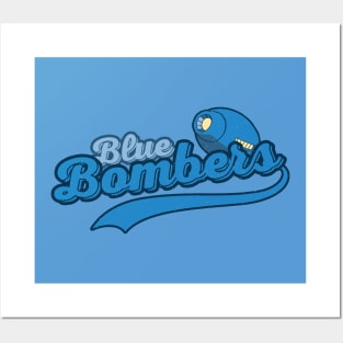 Blue Bomber Posters and Art